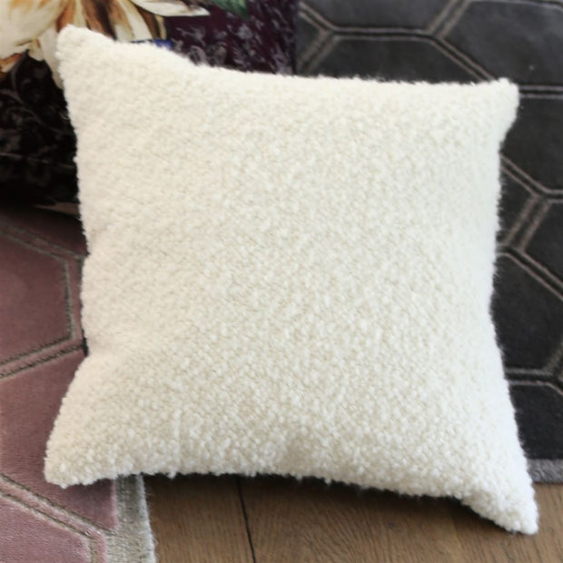 Designers Guild Cormo Chalk Boucle Cushion