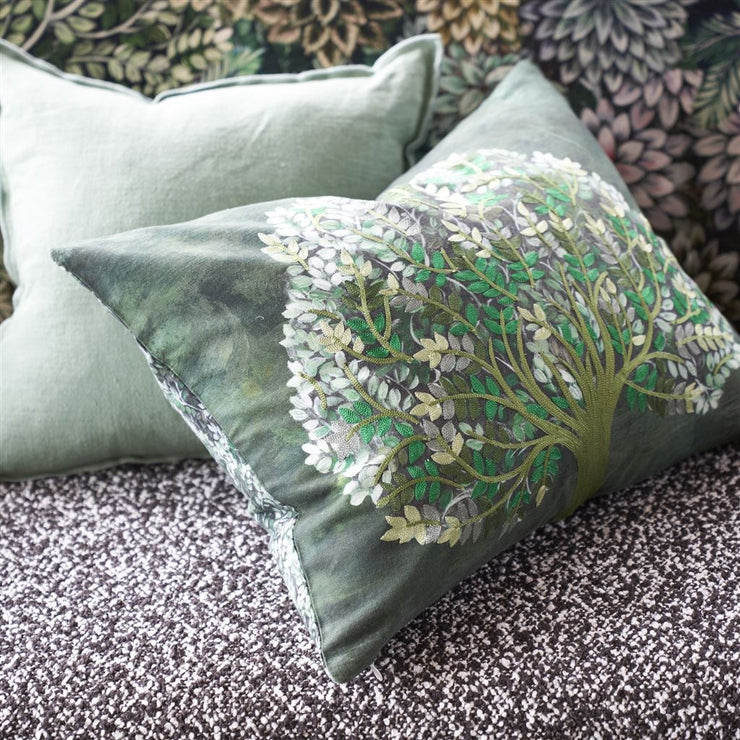 Designers Guild Bandipur Emerald Cotton/linen Cushion