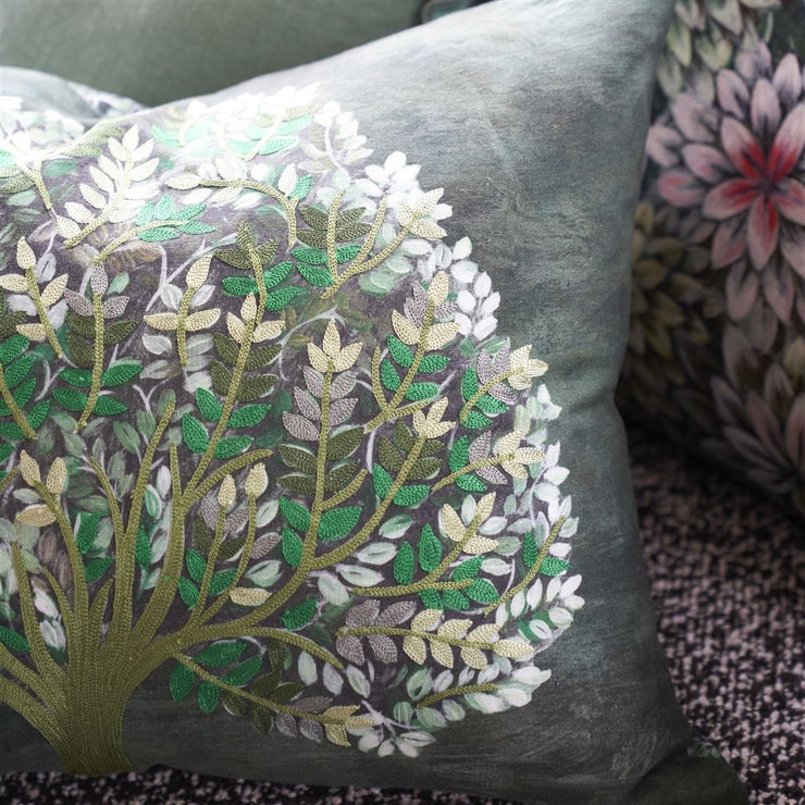 Designers Guild Bandipur Emerald Cotton/linen Cushion