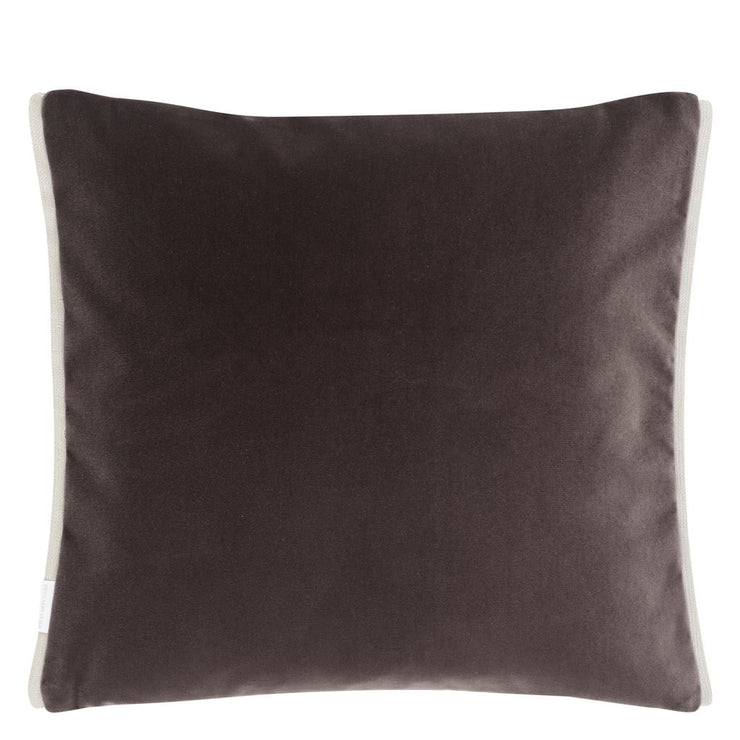 Designers Guild Varese Berry & Moleskin Velvet Cushion