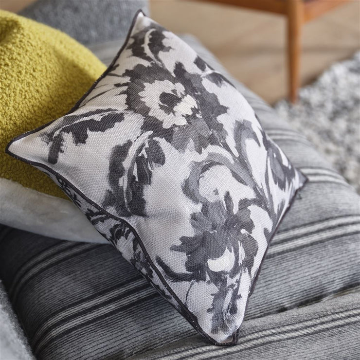 Designers Guild Guerbois Charcoal Cushion