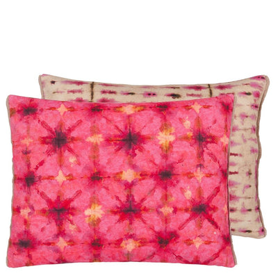 Shibori Fuchsia Cushion