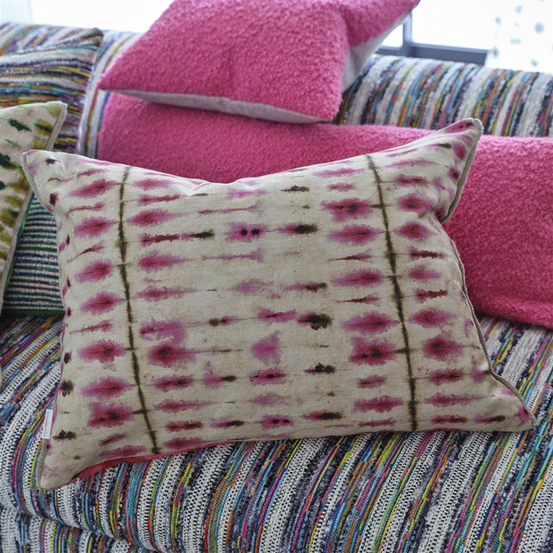 Designers Guild Shibori Fuchsia Cushion