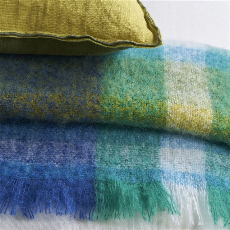 Designers Guild Fontaine Cobalt Throw