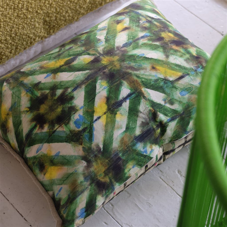 Designers Guild Parquet Batik Forest Cushion