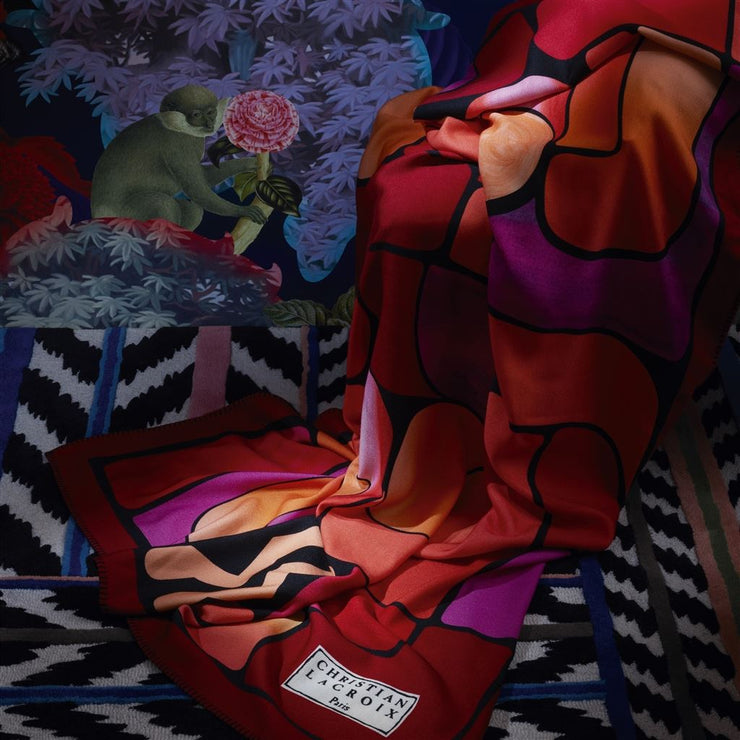 Christian Lacroix Lacroix Graphe Magenta Throw