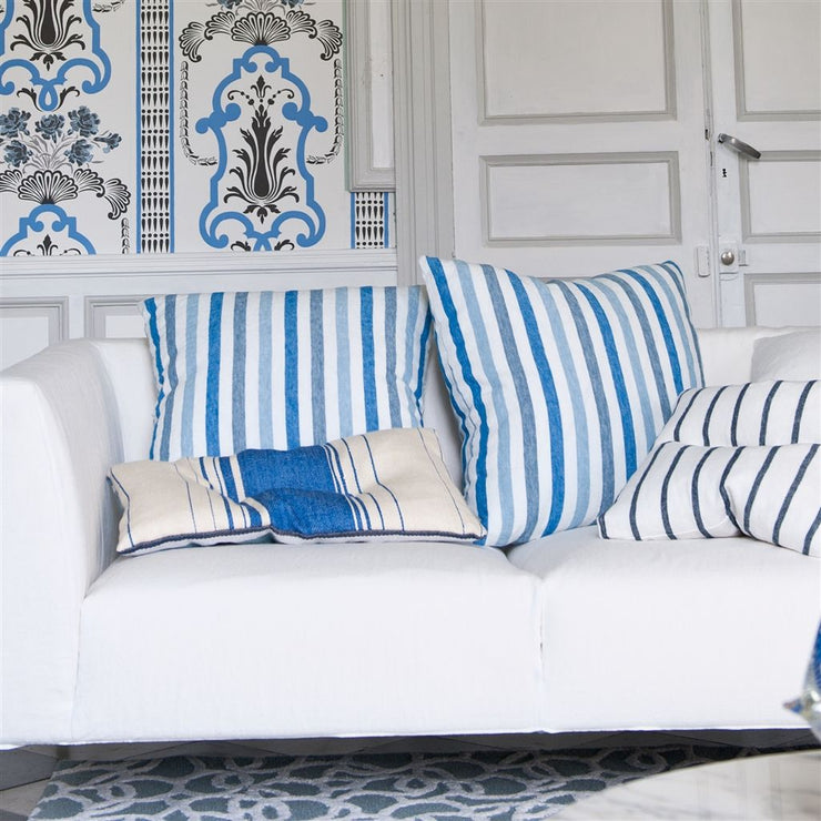 Designers Guild Essentials Brera Rigato - Cobalt