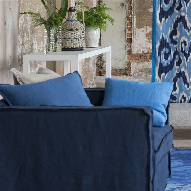 Designers Guild Essentials Brera Lino - Indigo