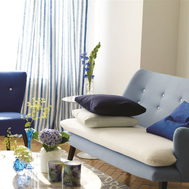 Designers Guild Essentials Brera Rigato - Azure