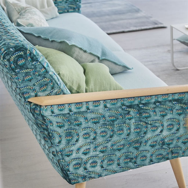 Designers Guild Latticino Azure