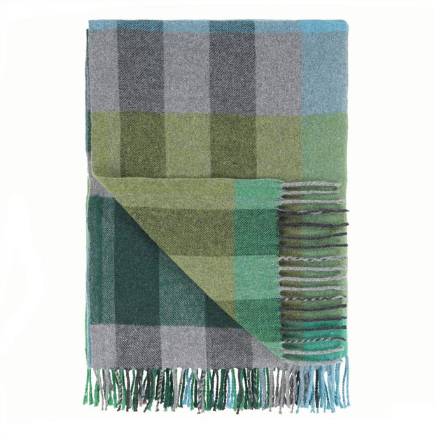 Designers Guild Bampton Emerald Woven Throw