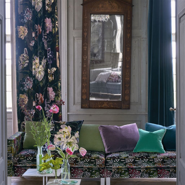 Designers Guild Delft Velvet Noir