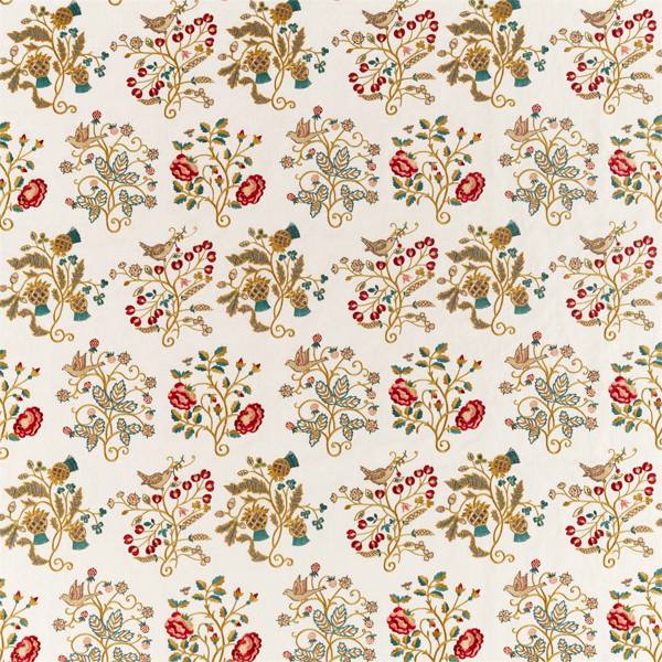 Newill Embroidery Antique/Carmine